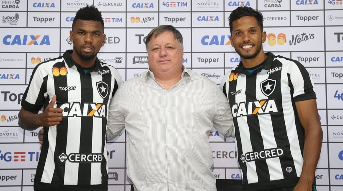 Yago e Marcelo foram apresentados pelo Botafogo - Reprodução Twitter
