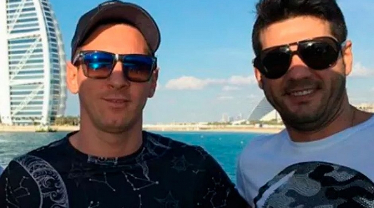 Lionel Messi e seu irmão Matías - Reprodução