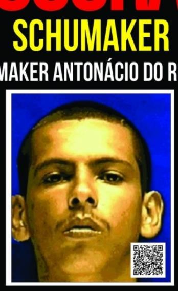 Schumaker � apontado como chefe do tr�fico no Jardim Catarina, no Complexo do Salgueiro, em S�o Gon�alo,e um dos bandidos mais procurados do estado