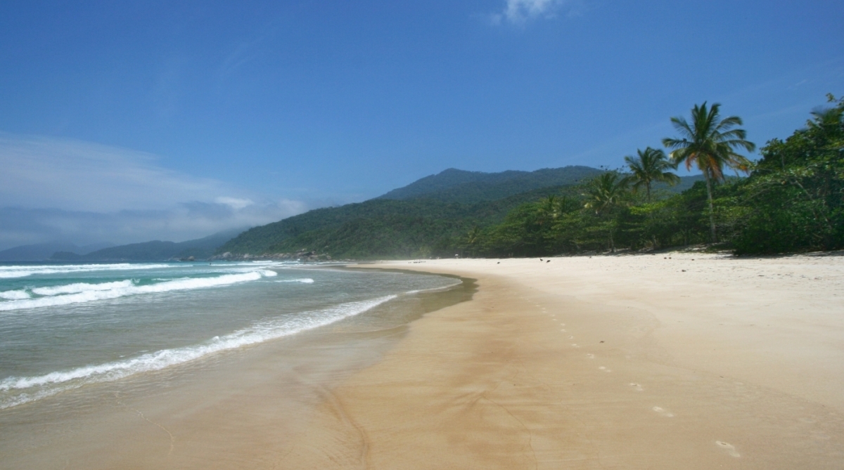 Praia de Lopes Mendes na Ilha Grande, em Angra dos Reis