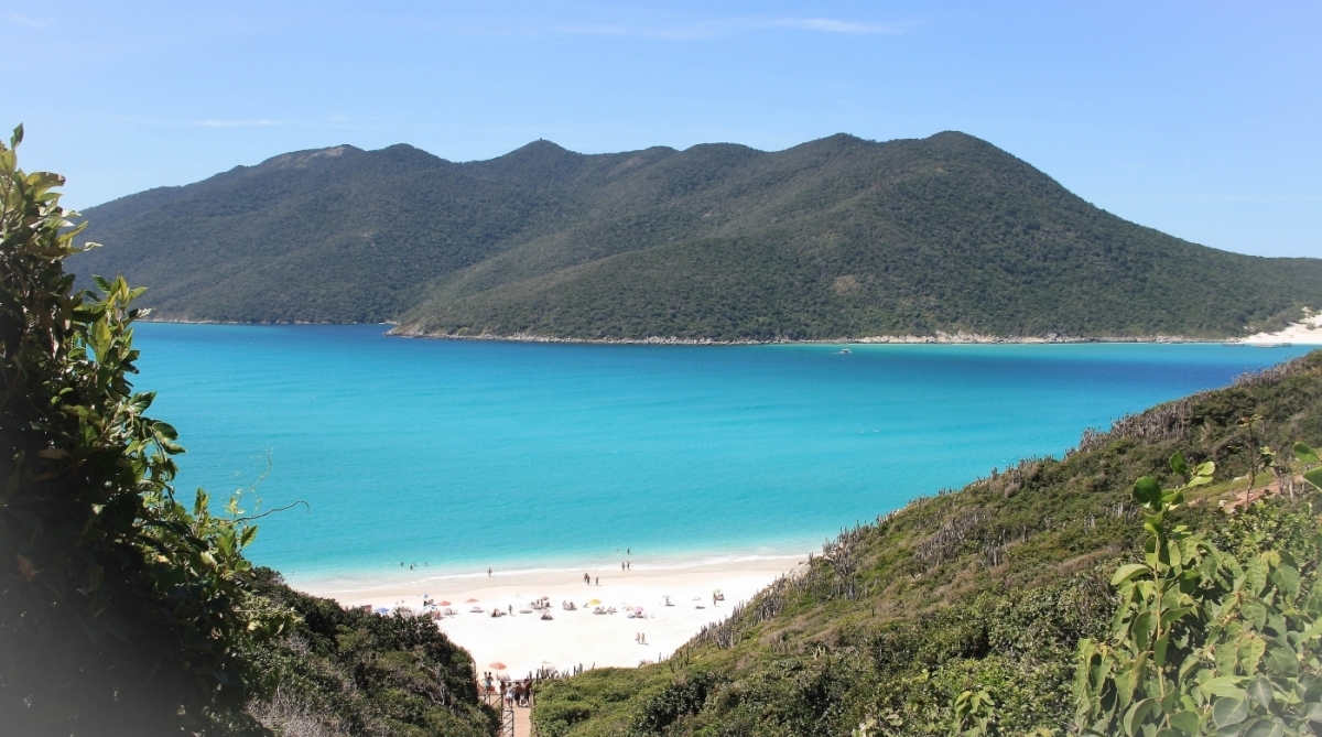 Praia de Lopes Mendes na Ilha Grande, em Angra dos Reis