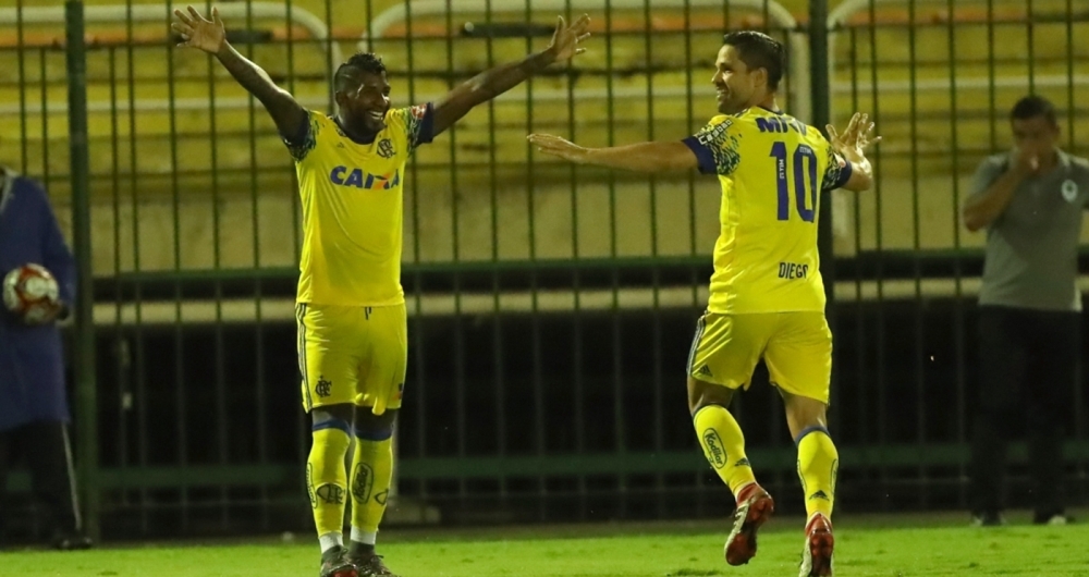 Partida entre Flamengo e Boavista no Estádio Raulino de Oliveira, em Volta Redonda