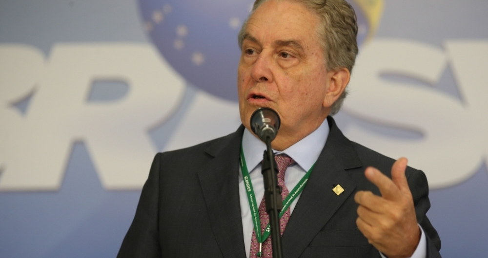 Bras�lia - O presidente do BNDES, Paulo Rabello de Castro, fala  � imprensa ap�s reuni�o do presidente Temer com governadores (Fabio Rodrigues Pozzebom/Ag�ncia Brasil)