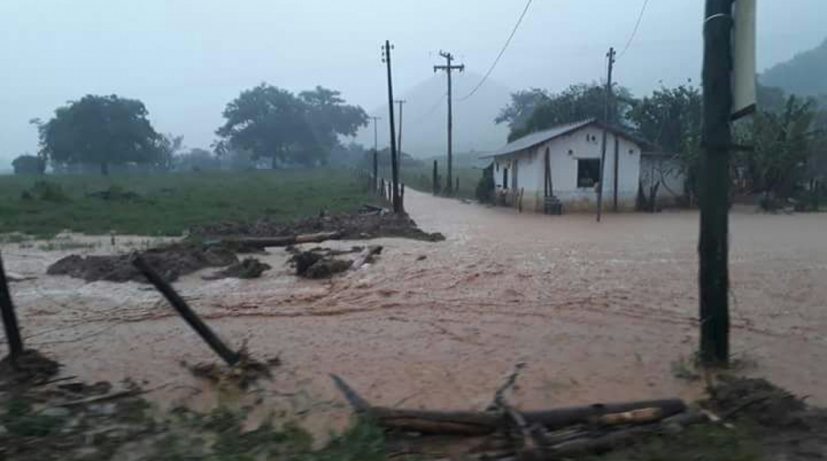 Visconde de Mauá destuída pela chuva