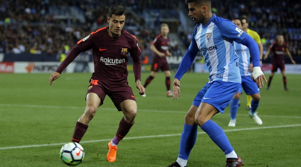 Philippe Coutinho marcou um belo gol na vitória sobre o lanterna - AFP / STR