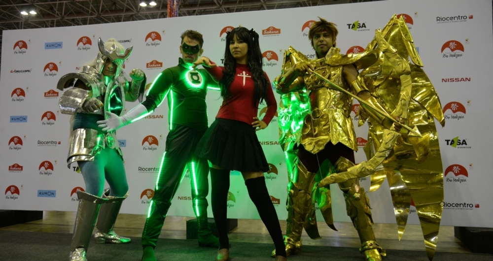 Os chamados cosplayers se apresentaram ontem no Japan Festival Rio Matsuri, evento que mostra a moderna cultura japonesa, no Riocentro