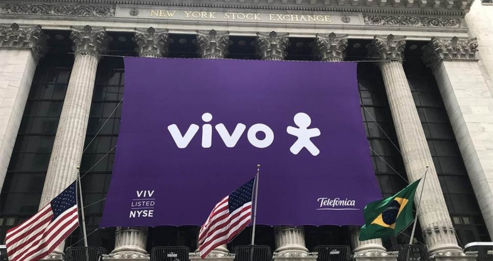 Vivo Day na Bolsa de Nova York