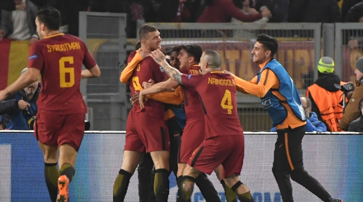 Roma conseguiu se classificar na Liga dos Campeões - AFP