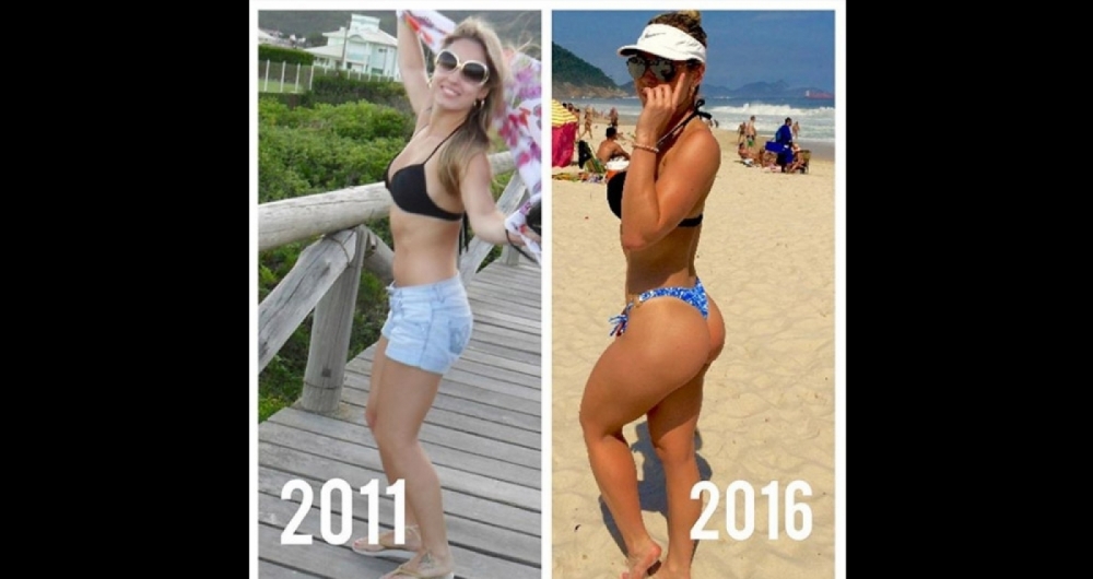 J�ssica mostra seu 'antes e depois'