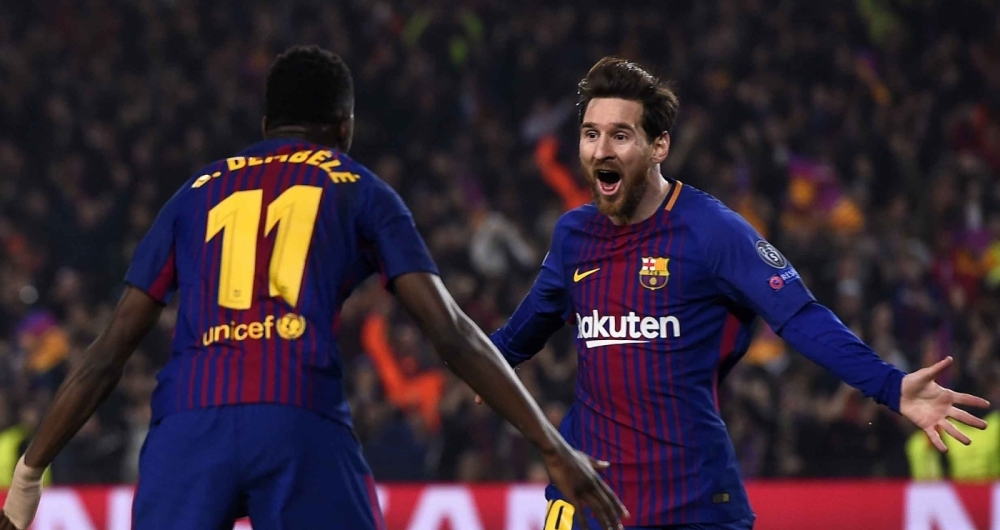 Messi comandou a classificação do Barcelona