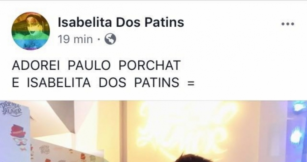 Isabelita dos Patins e F�bio Porchat