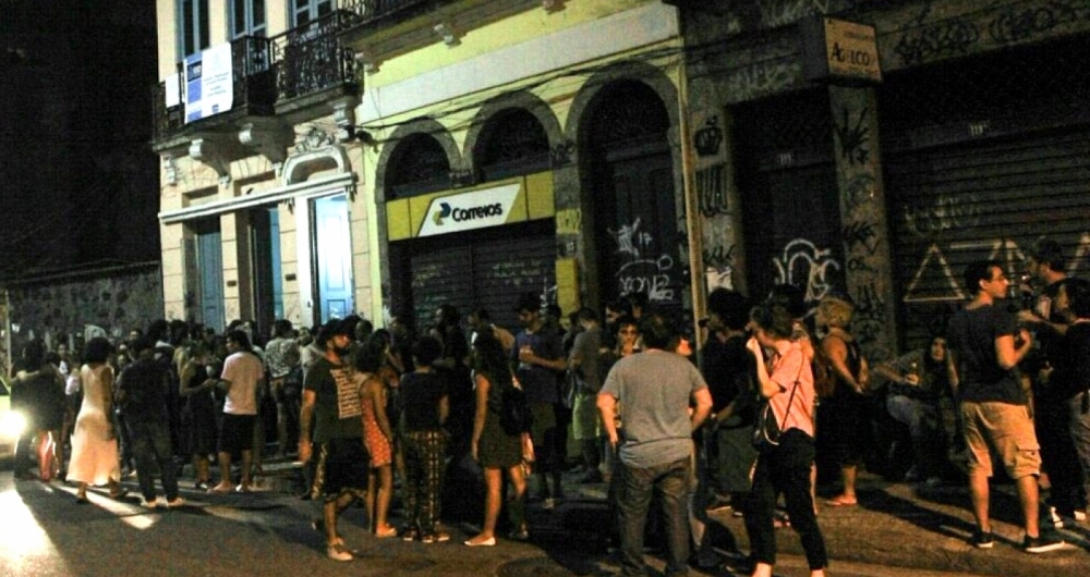 Vig�lia na Lapa em homenagem � vereadora Marielle Franco