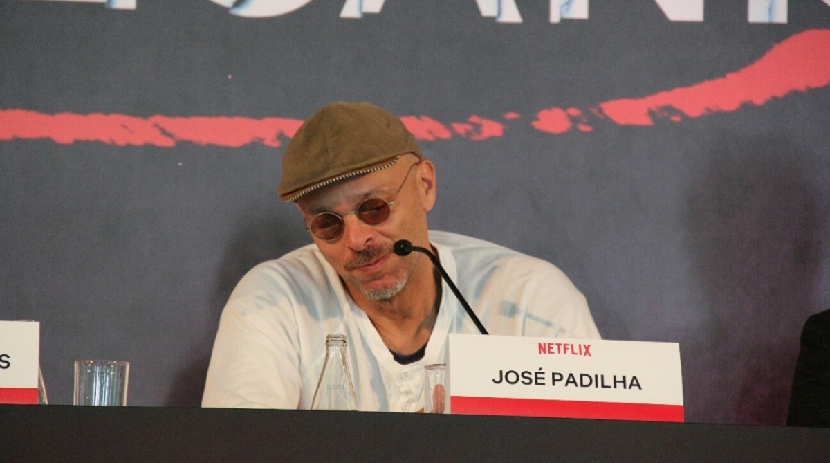 Famosas participam de coletiva de imprensa da série 'O Mecanismo'