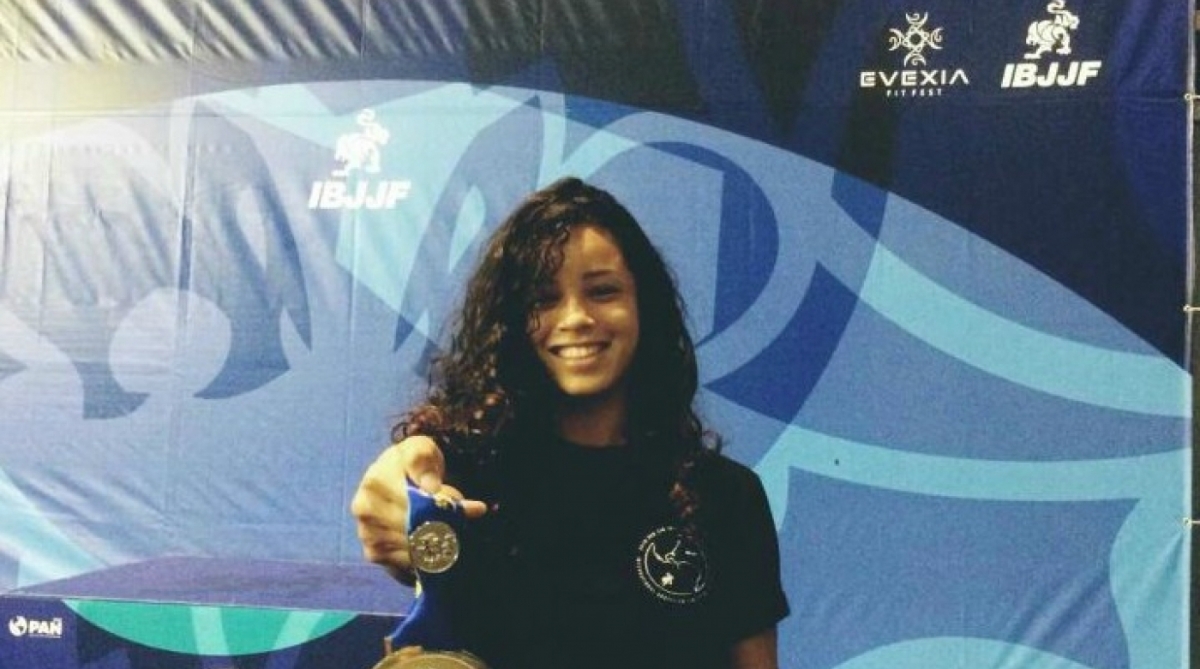 Júlia conquistou o segundo lugar no Pan-americano