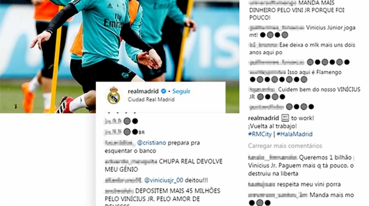 Vinicius Jr é destaque em jornal da Espanha