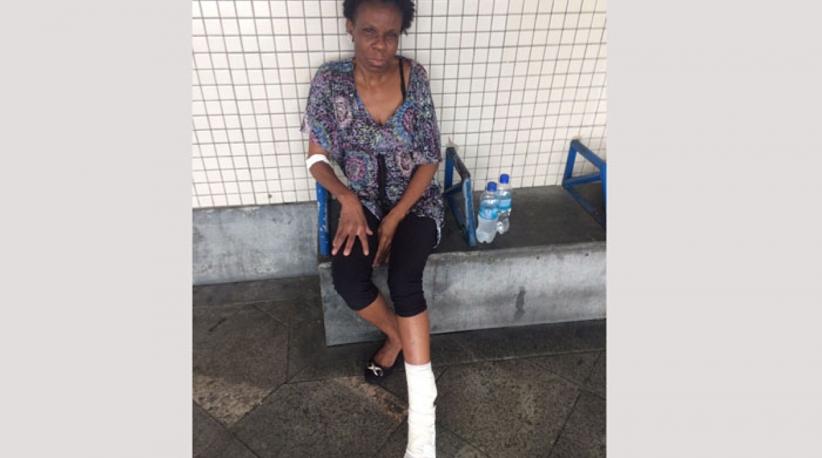 Diarista Aparecida Santos, de 45 anos, foi atingida durante tiroteio no Centro do Rio