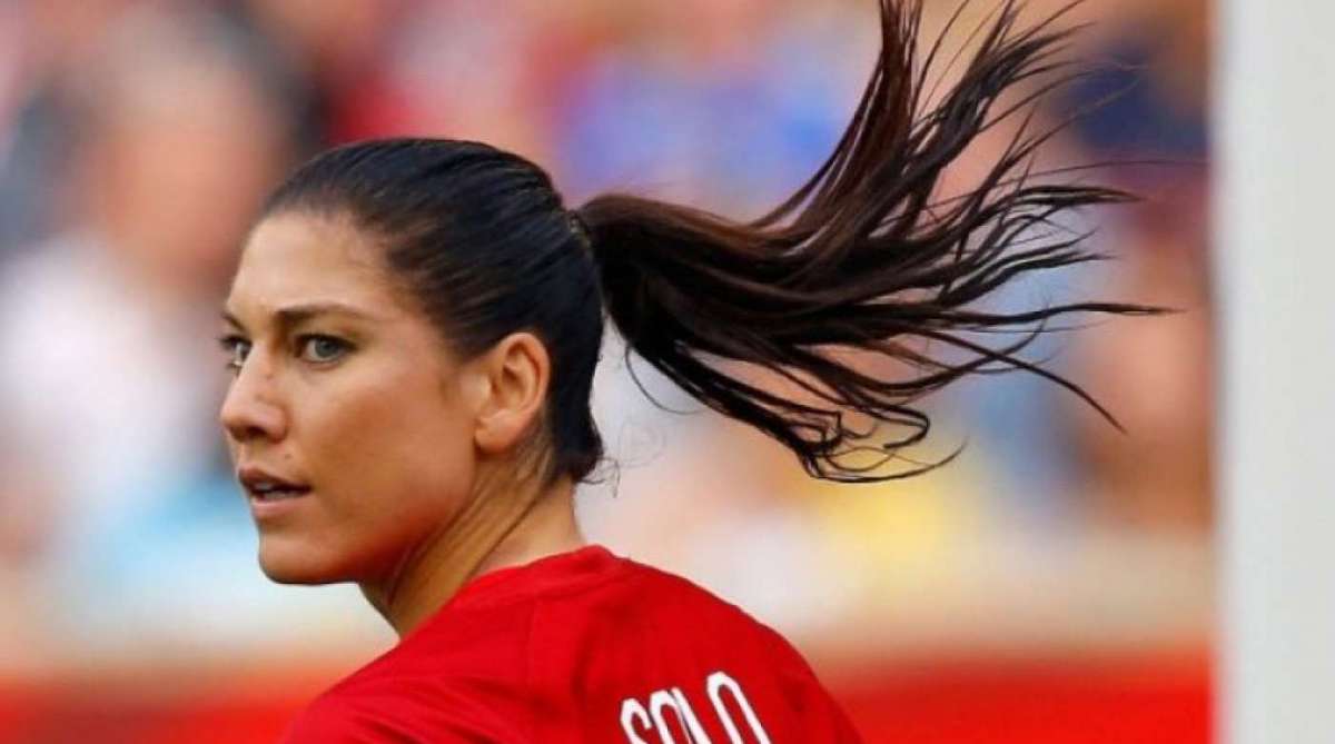 Hope Solo, goleira norte-americana - AFP