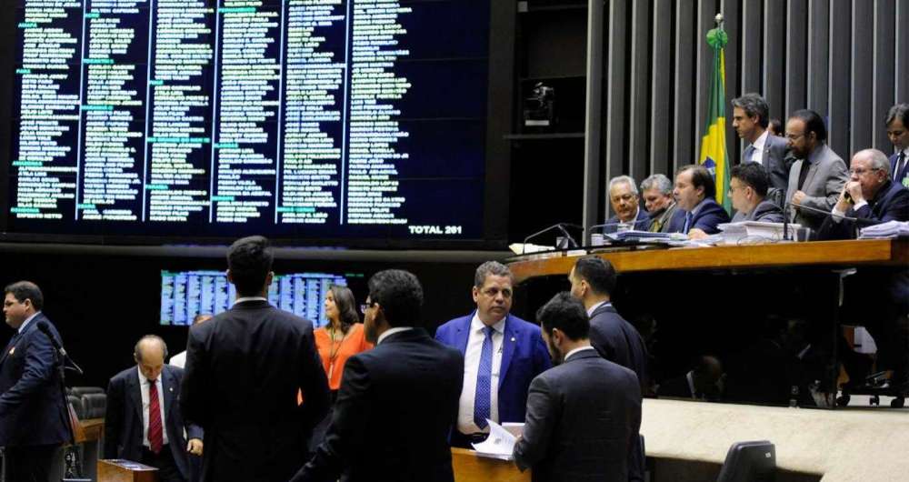 Plen�rio da C�mara dos Deputados em vota��o