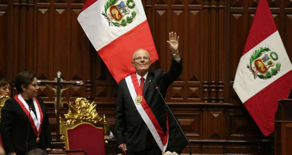 Presidente do Peru, Pedro Pablo Kuczynski, renuncia ao cargo, segundo imprensa.