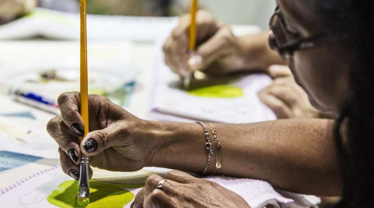 Feira Rio Artes Manuais / arte para todos, no Centro de Convenções Sulamerica, no Estácio. Quiosque do jornal O Dia