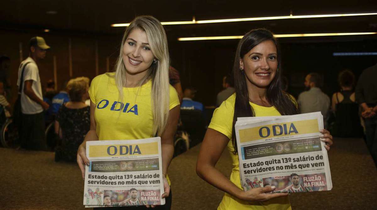 23/03/2018 - Lançamento da Raspa Rio no estádio do Maracnã, em parceria com o jornal. Na foto acima Foto: Luciano Belford / Agencia O Dia