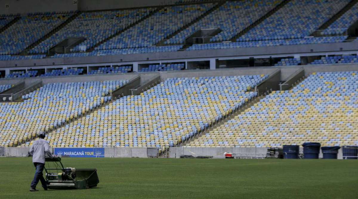 23/03/2018 - FOTOLEGENDA - Gramado do Estádio do Maracanã. Foto: Luciano Belford / Agencia O Dia