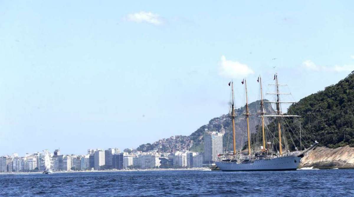 Evento reúne seis navios veleiros estrangeiros e o navio veleiro brasileiro Cisne Branco - Tânia Rêgo/Agência Brasil