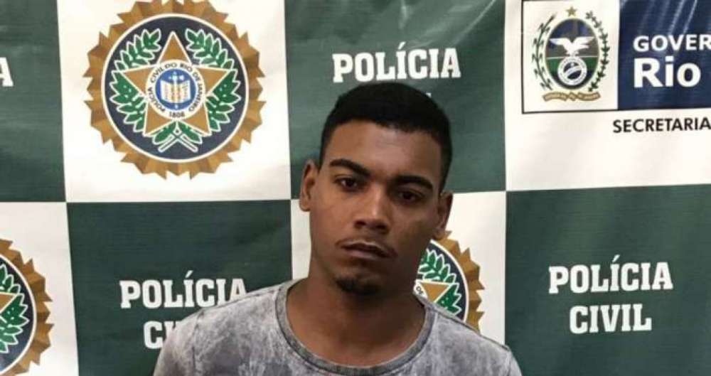 Higor Rosa, preso no Morro do Estado