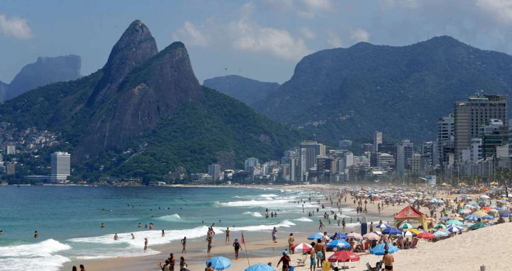 Praia de Ipanema e Arpoador, na Zona Sul da cidade