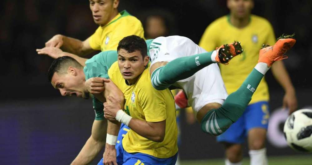 Thiago Silva teve boa atua��o contra a Alemanha