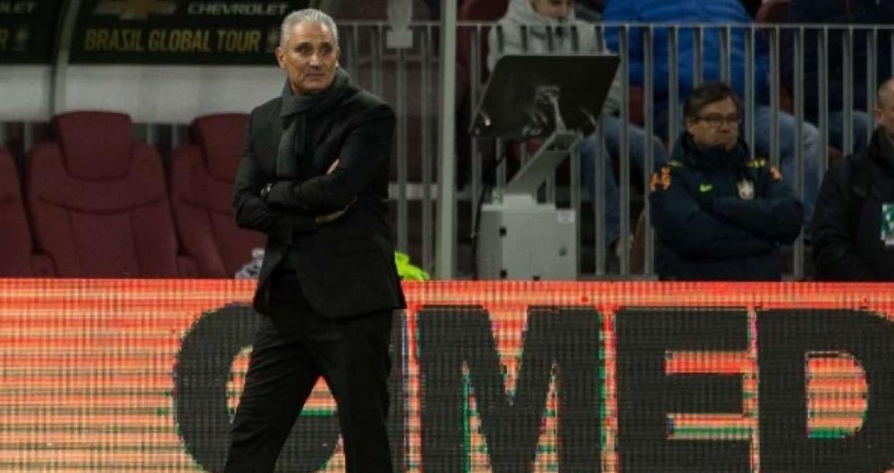 Tite comanda o Brasil contra a Alemanha