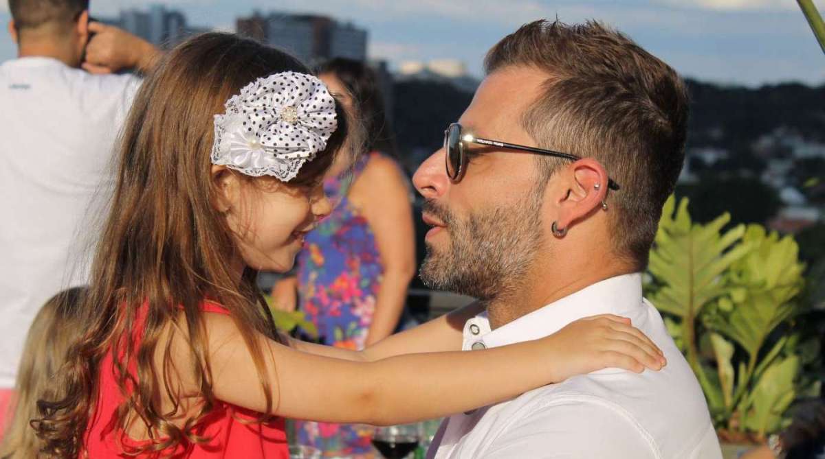 Henri Castelli e a filha