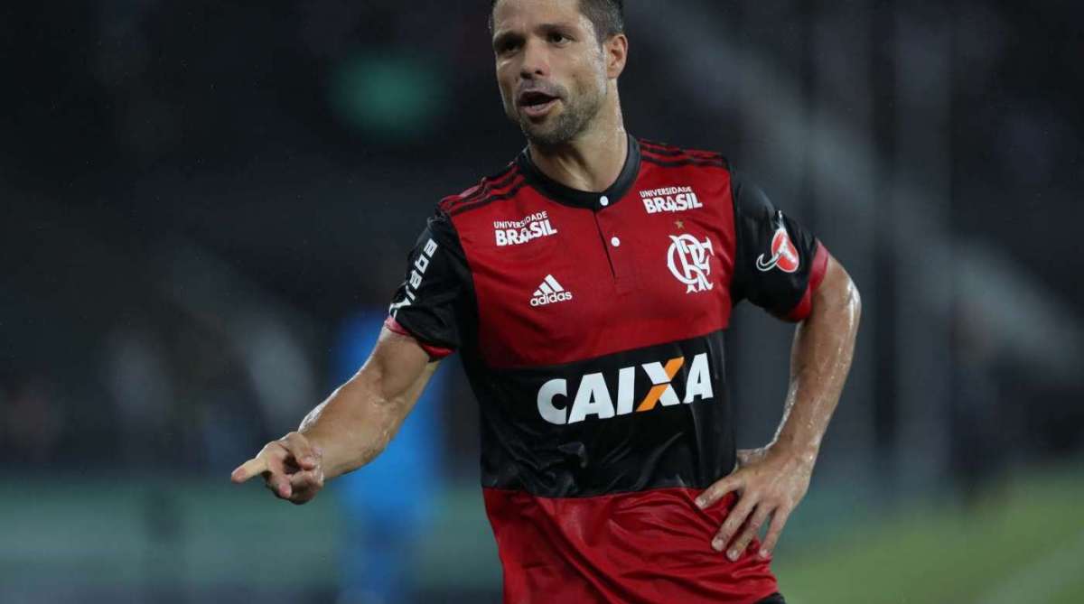 Diego marcou contra o Cear&aacute; - GILVAN DE SOUZA / FLAMENGO