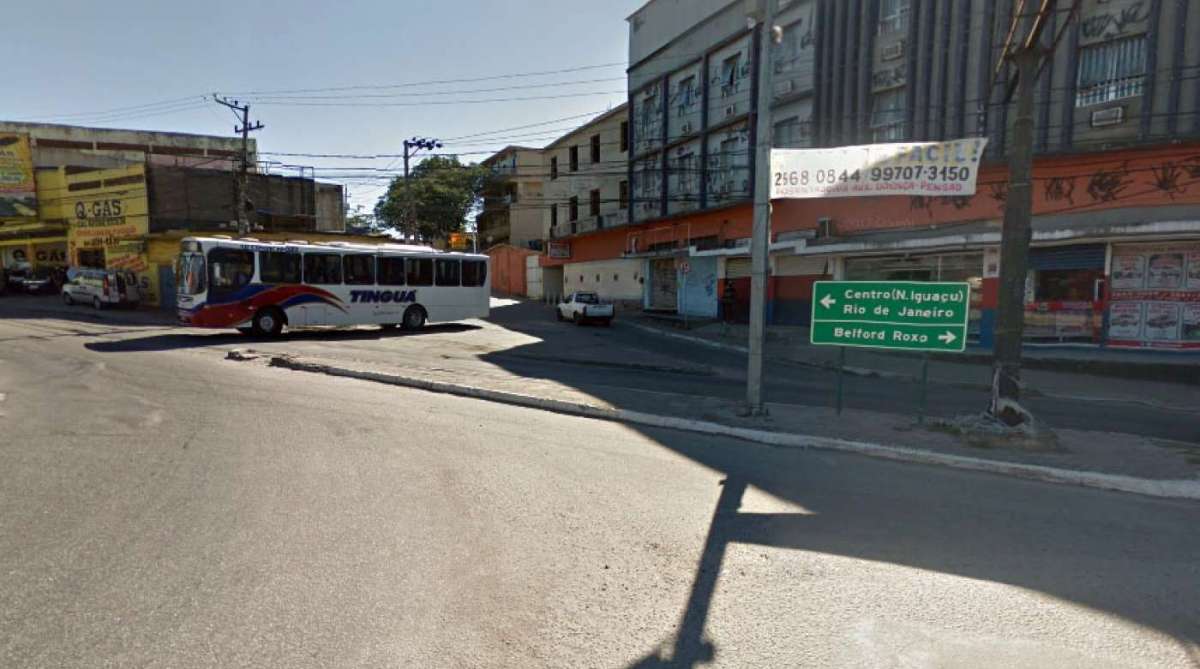 Rua Maria Leopoldina, em Nova Iguaçu - Reprodução / Google Street View