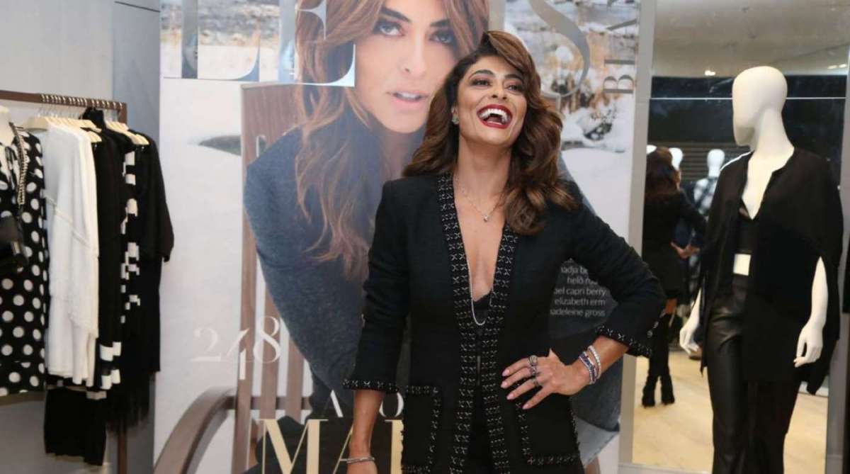 Juliana Paes em inauguração de loja no Leblon