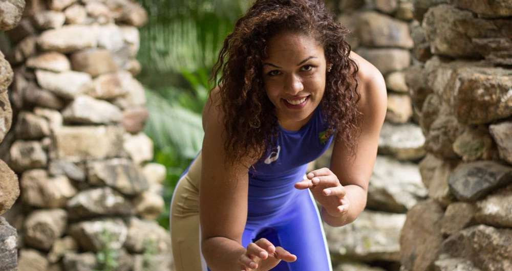 Aline Silva � a mulher do ano no Wrestling
