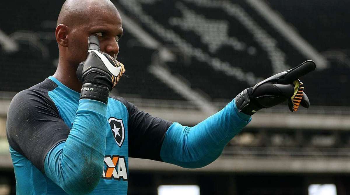 Jefferson. Treino do Botafogo no Estadio Nilton Santos. 15 de Janeiro de 2018, Rio de Janeiro, RJ, Brasil. Foto: Vitor Silva/SSPress/Botafogo