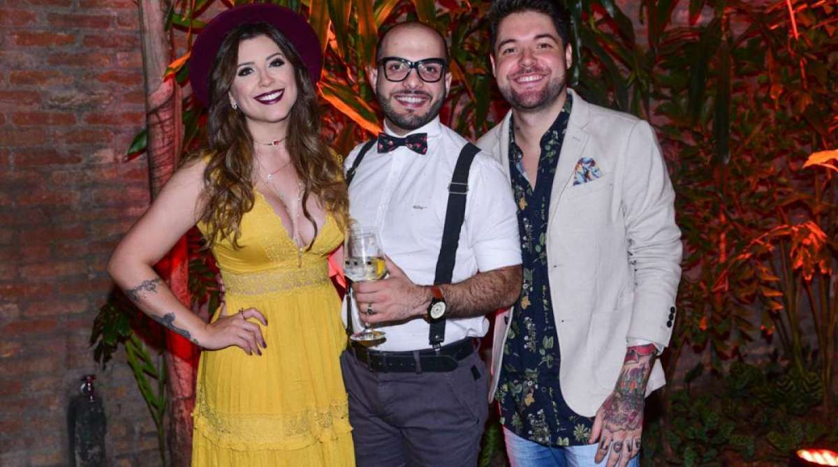 As ex-BBBs Andressa, Flávia Vianna e Paulinha Leite