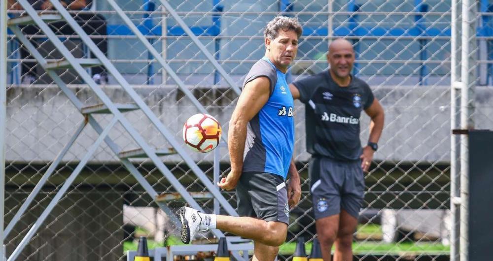 Renato Gaúcho, técnico do Grêmio, é o desejo da diretoria do Flamengo