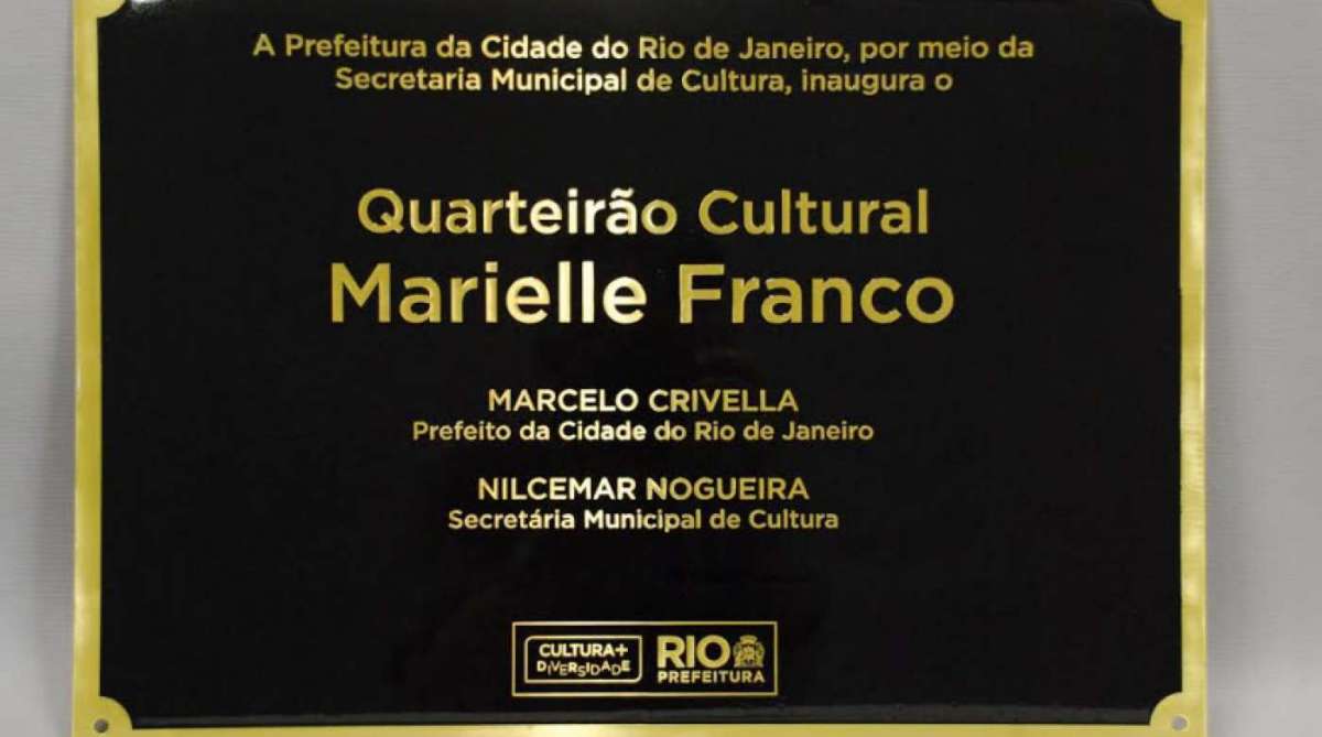 Quarteirão Cultural Marielle Franco é inaugurado na Cinelândia - Divulgação