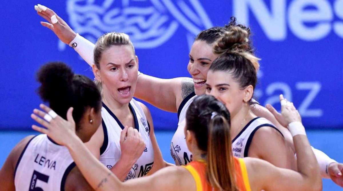 O time Vôlei Nestlé, de Osasco (SP), que disputa a Superliga feminina - João Pires/Fotojump