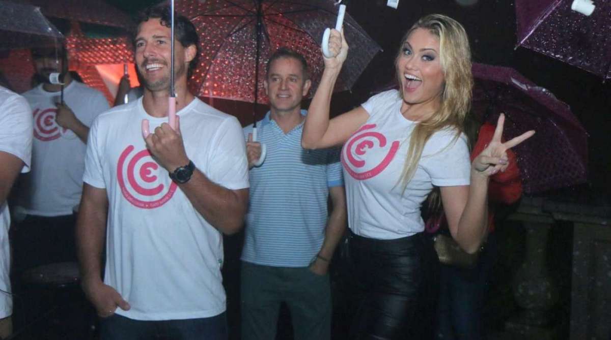 Flávio Canto e Ellen Rocche