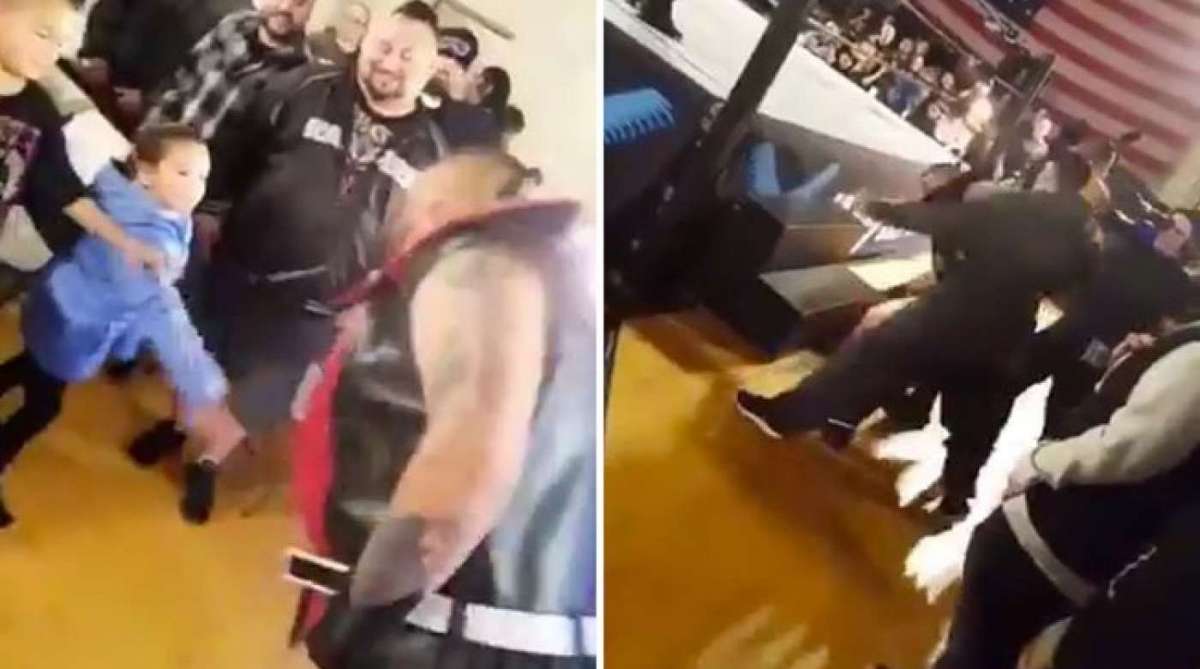 Lutador tem atitude lamentável - Reprodução