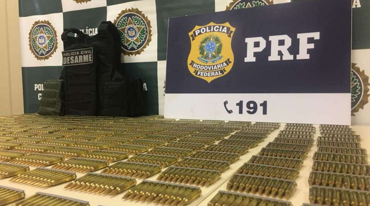 Polícia apreende munição  - Divulgação