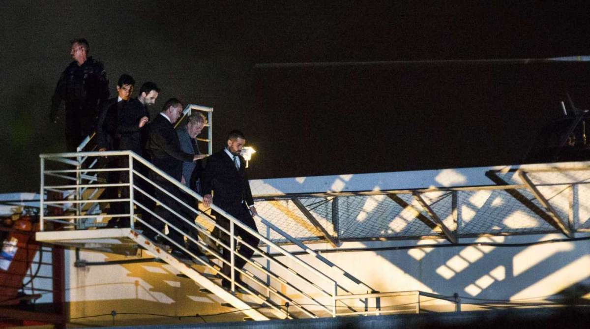 Curitiba,07/04/2018. O ex-presidente Lula chega á  sede da Superintendência da Polícia Federal onde vai cumprir pena. Foto - Marcello Casal Jr / Agencia Brasil