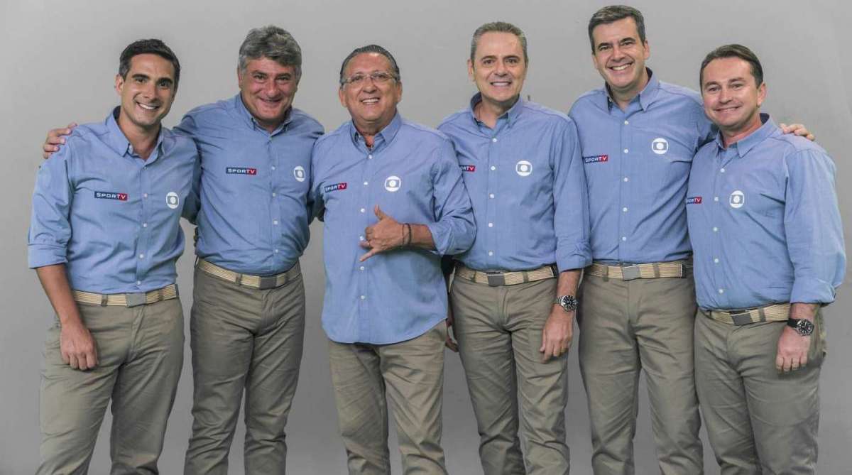 Time de narradores da Globo para a Copa