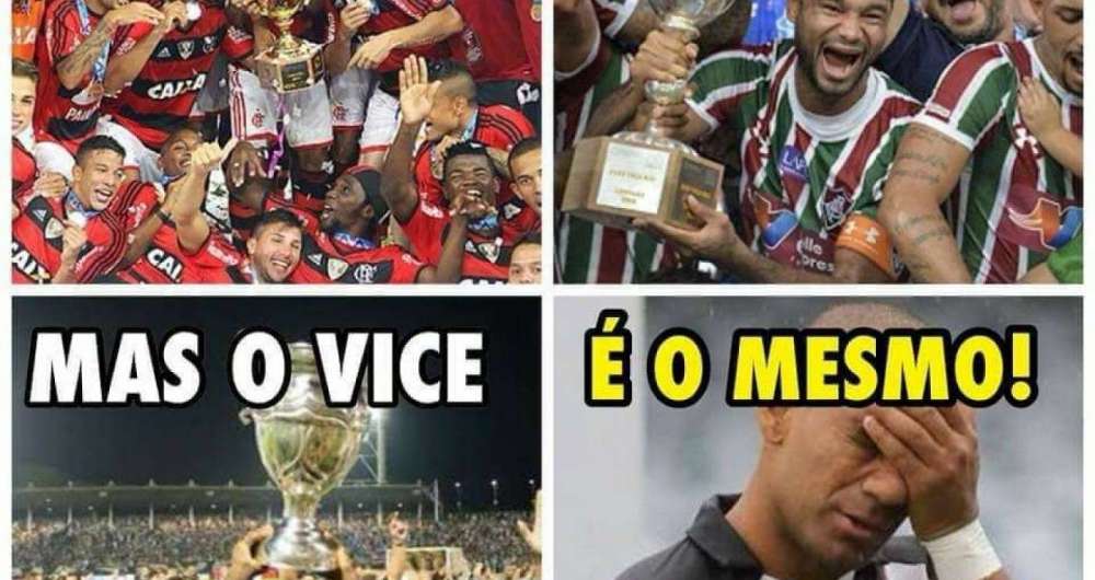 Meme provocando o Vasco