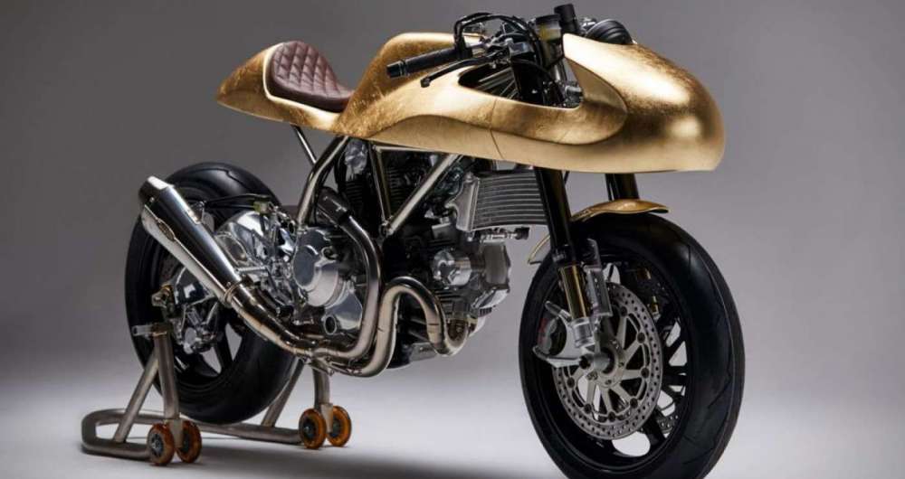 Japoneses criam Ducati folheada a ouro