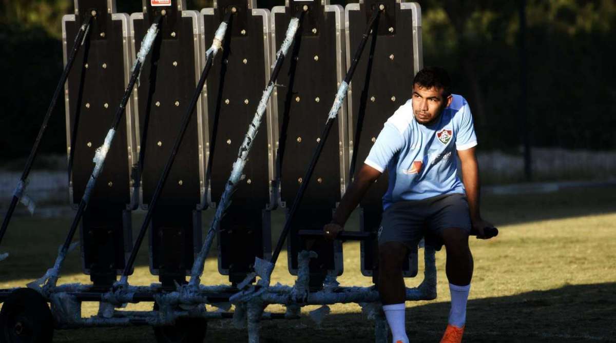 Sornoza tem agora a missão de comandar o Fluminense na disputa da Copa Sul-Americana - MAILSON SANTANA/FLUMINENSE FC.