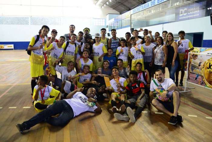 Mesquita conquistou o t�tulo do futsal na edi��o do ano passado dos Jogos